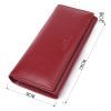 Гаманець ST Leather З натуральної шкіри Бордовий (23065) зображення 3