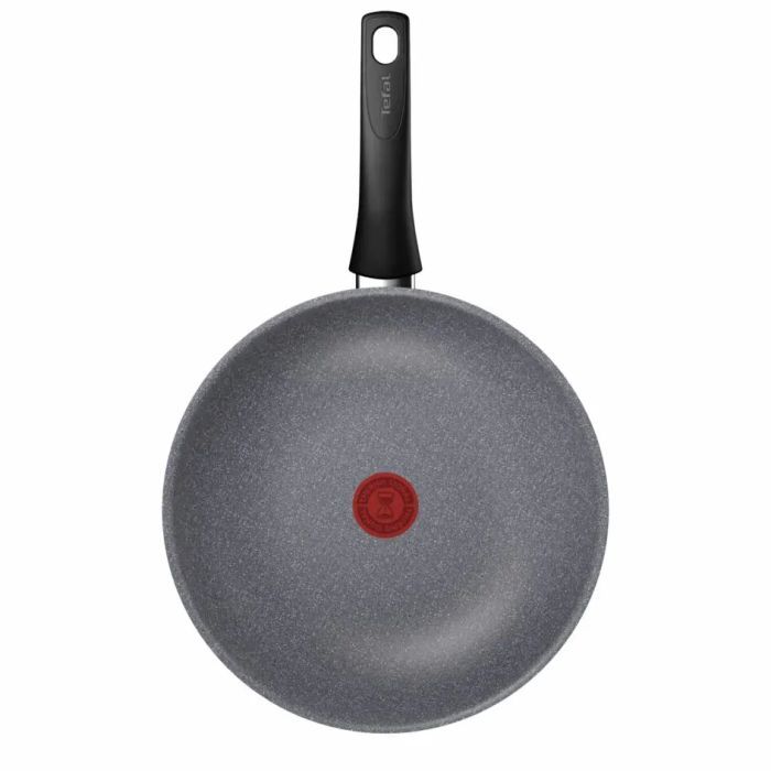 Сковорода Tefal ВОК Hard Stone 28 см, алюміній, бакеліт, сірий (D4561932) зображення 2