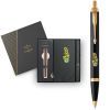 Ручка кулькова Parker IM 17 UKRAINE Black GT BP Квіти + блокнот Parker + подар.упак. GIFT24 (22032b24_T1050u) зображення 3