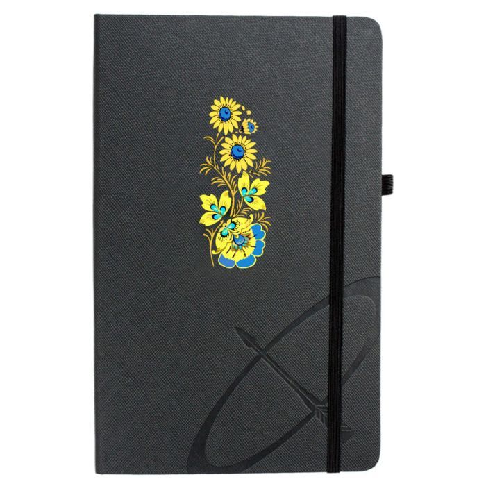 Ручка кулькова Parker IM 17 UKRAINE Black GT BP Квіти + блокнот Parker + подар.упак. GIFT24 (22032b24_T1050u) зображення 7