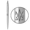 Ручка шариковая Parker JOTTER 17 UKRAINE SS CT BP Трезубец ВСУ (глад.) (16132_T039t)