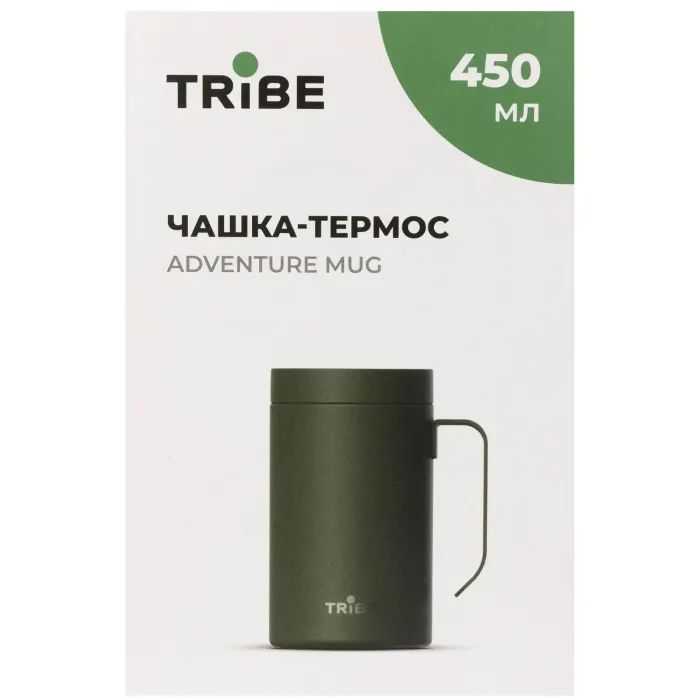 Термокружка Tribe Adventure Mug 450 мл olive (T-FA-0032-olive) зображення 4
