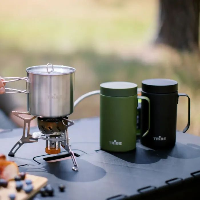 Термокружка Tribe Adventure Mug 450 мл olive (T-FA-0032-olive) зображення 8
