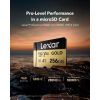 Карта памяти Lexar 256GB microSDXC class 10 UHS-II U3 V60 A1 Professional Gold (LMSGOLD256G-BNNNG) изображение 3