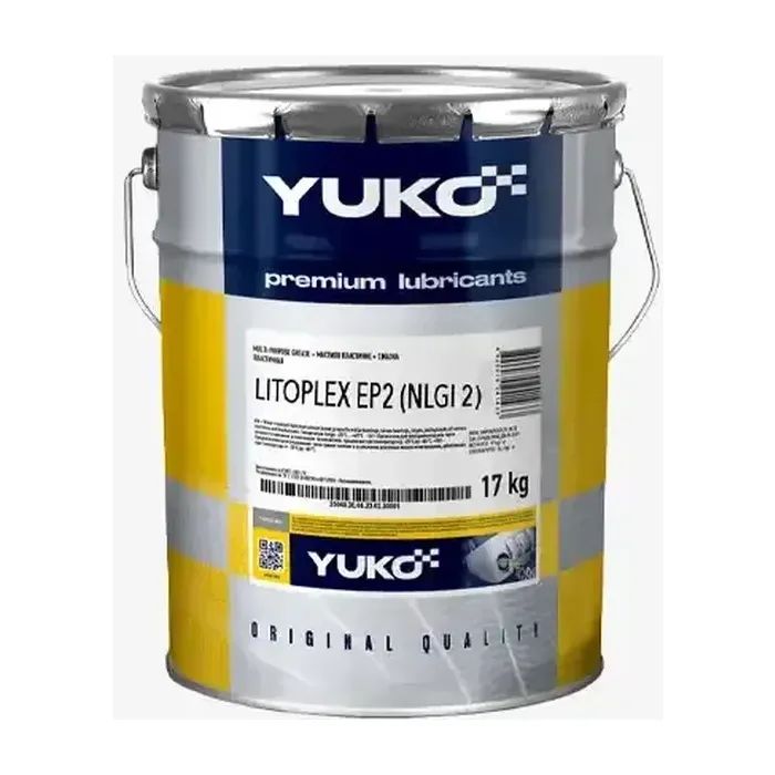 Мастило автомобільне Yuko LITOPLEX ЕР2 (NLGI 2) (17кг/вiдро 20л ПЕ) синій (4823110406663)