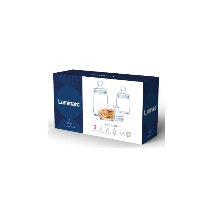 Банка Luminarc Club Набір 3 шт (V3716) изображение 4