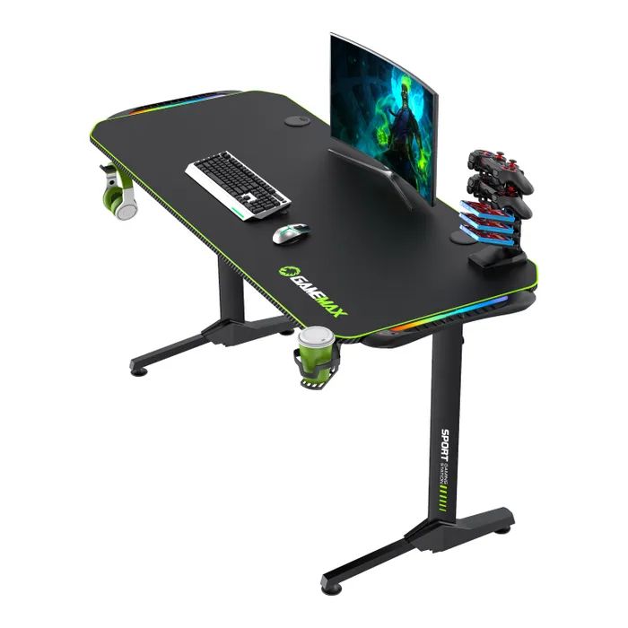 Компьютерный стол Gamemax D140 Carbon-RGB изображение 5