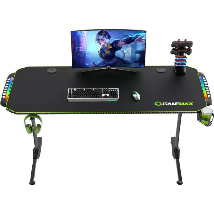 Компьютерный стол Gamemax D140 Carbon-RGB изображение 6
