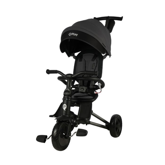 Детский велосипед QPlay Nova складаний триколісний Ultimate Black (S700-16NovaEvaUB) > цены в Киеве и Украине Детский велосипед QPlay Nova складаний триколісний Ultimate Black (S700-16NovaEvaUB)