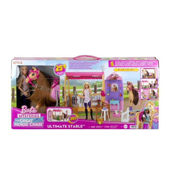 Кукла Barbie Прекрасная конюшня для лошадки (HXJ44) изображение 5