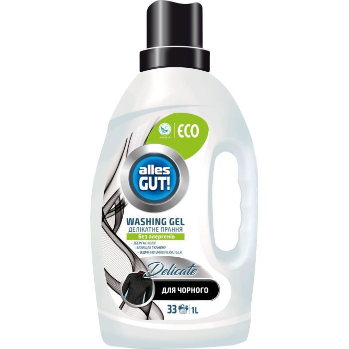 Гель для стирки Alles GUT! Eco Для черных тканей 1 л (4823051467198)