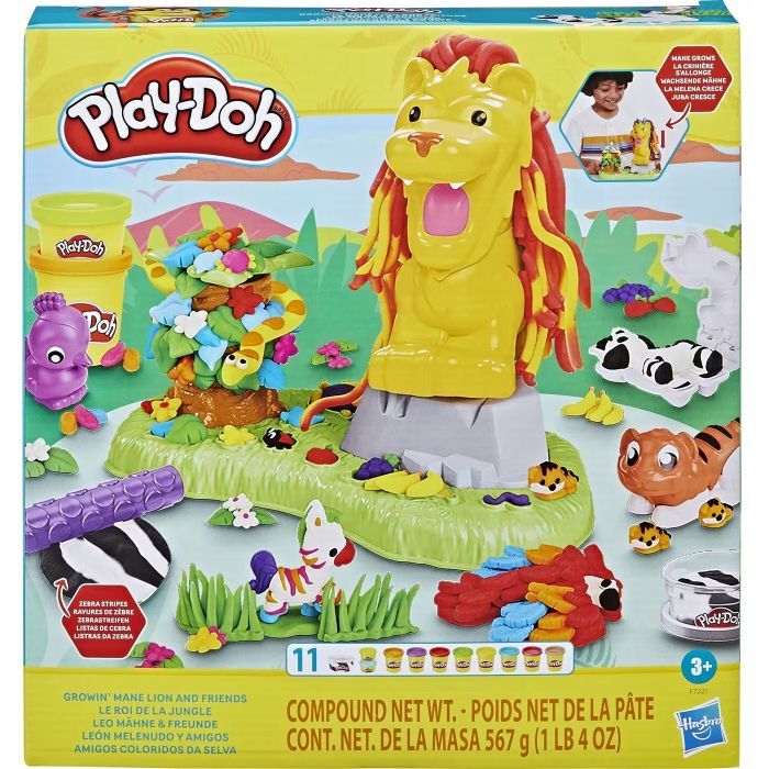 Набор для творчества Hasbro Play-Doh Лев та друзі (F7221)