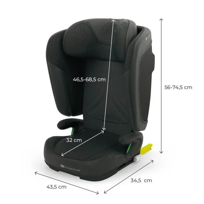 Автокрісло Kinderkraft Unity 2 i-Size Green (KCUNIT02GRE0000) (5902533928354) зображення 5