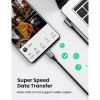 Дата кабель USB-C 2.0 to USB-C 3.0m 90° corner US334 black Ugreen (20583) зображення 5