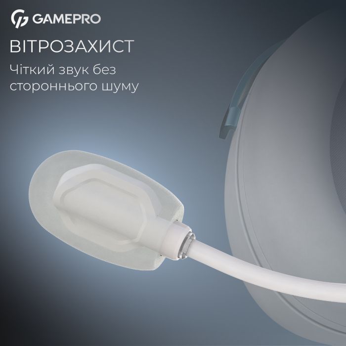 Наушники GamePro Asgard Freya Pro Wireless White/Blue (HSW201WB) изображение 9 Наушники GamePro Asgard Freya Pro Wireless White/Blue (HSW201WB) изображение 9