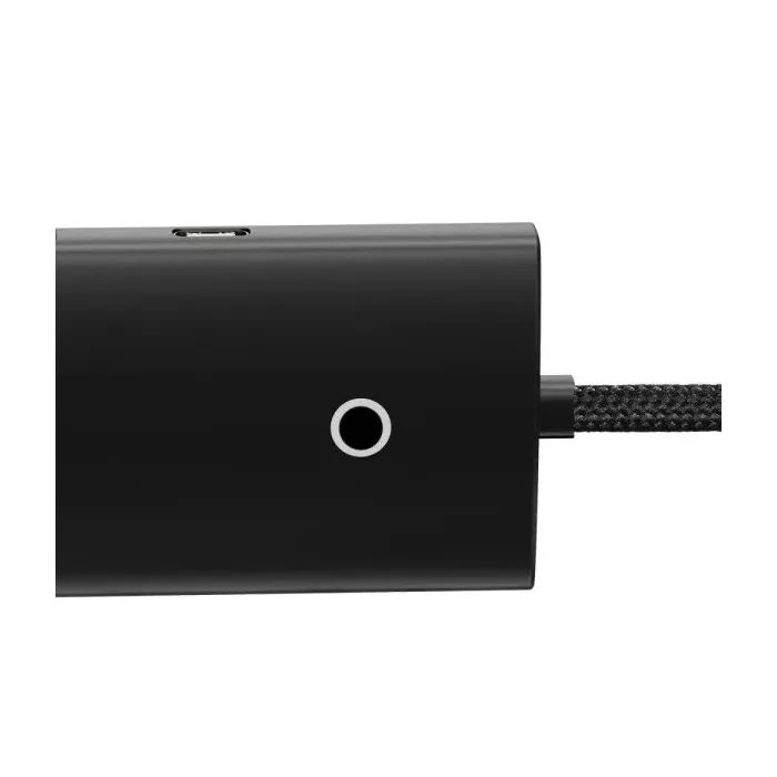 Концентратор Baseus USB-C to 4xUSB 3.0 1.0m black (WKQX030401) изображение 3