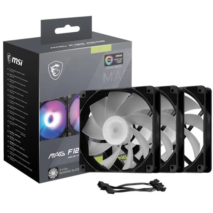 Кулер до корпусу MSI MAG F120 ARGB-3RB зображення 3