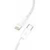 Дата кабель USB 2.0 AM to Lightning 1.0m PD18W NB113 white XO (6920680863846)