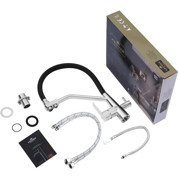 Смеситель Kroner Klassisch-ESG03817BLK (CV027936) изображение 8