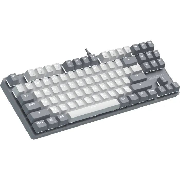 Клавіатура GamePro Genesis Metallic MK110G Outemu Red Switch USB UA Gray (MK110G) зображення 2