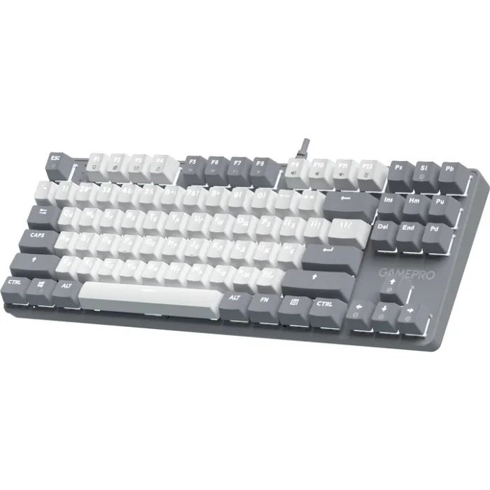 Клавіатура GamePro Genesis Metallic MK110G Outemu Red Switch USB UA Gray (MK110G) зображення 3