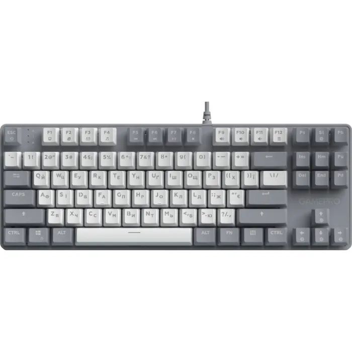 Клавіатура GamePro Genesis Metallic MK110G Outemu Red Switch USB UA Gray (MK110G) зображення 6