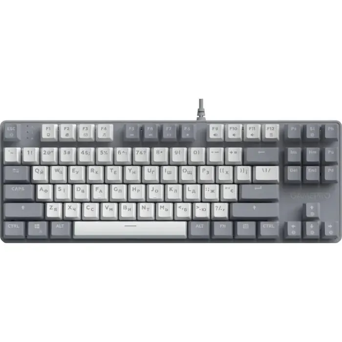 Клавиатура GamePro Genesis Metallic MK110G Outemu Red Switch USB UA Gray (MK110G) изображение 6