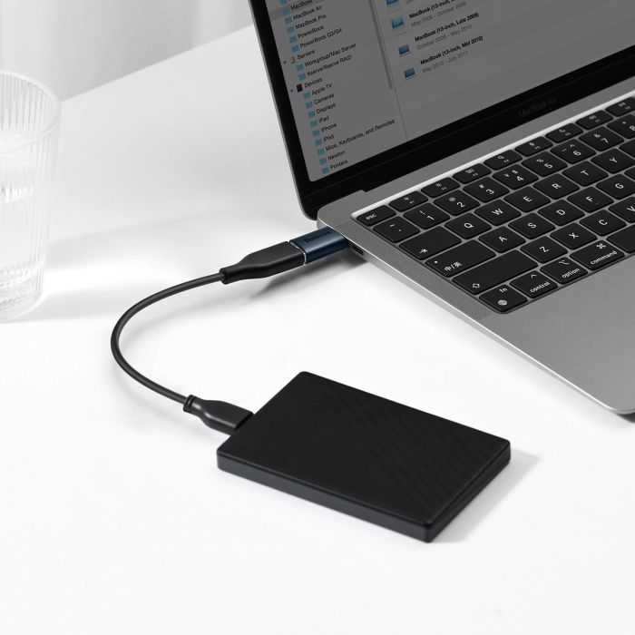 Переходник OTG USB 3.1 AF to USB-C blue Baseus (ZJJQ000003) изображение 7
