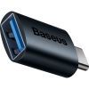Переходник OTG USB 3.1 AF to USB-C blue Baseus (ZJJQ000003)