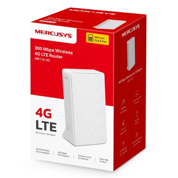 Маршрутизатор Mercusys MB110-4G изображение 3