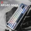 Клавіатура Ajazz AK680 MAX Magnetic Switch RGB USB White (AK680-M-BWD-AW) зображення 3