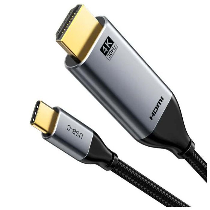Кабель мультимедійний USB-C to HDMI M 3.0m V1.4 4K30Hz Cabletime (CA915378) зображення 2