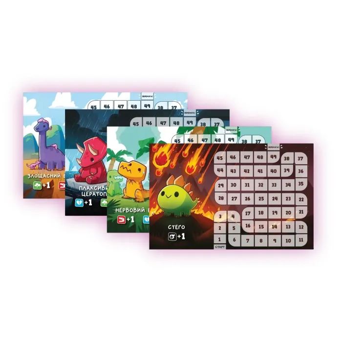 Настольная игра Geekach Games Маленькие веселые динозавры (Happy Little Dinosaurs) (укр.) (GKCH0284) изображение 4