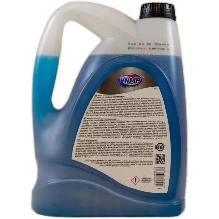 Антифриз ВАМП -30 G11 синій 5л (11472) зображення 3
