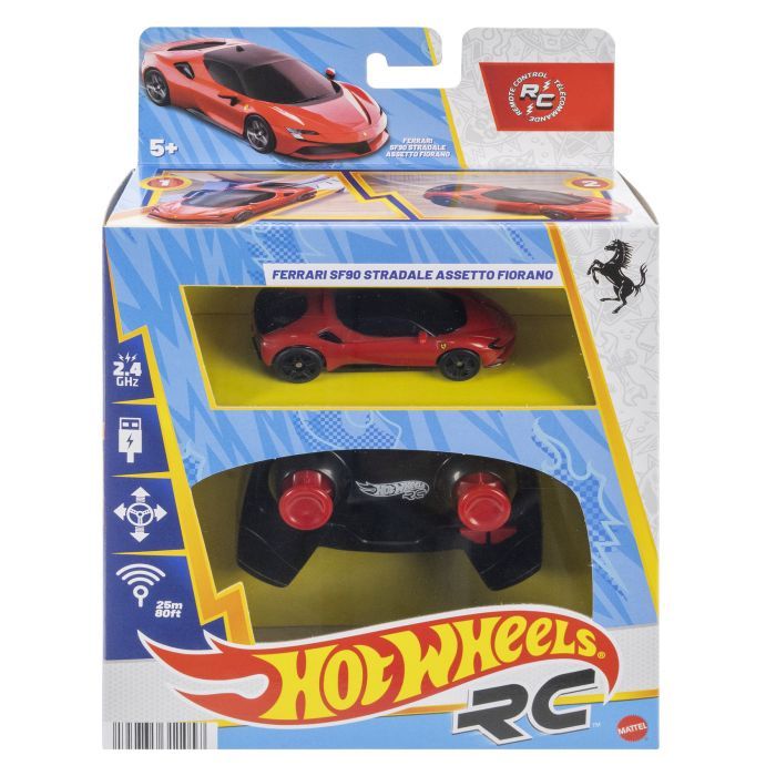 Радиоуправляемая игрушка Hot Wheels Ferrari SF90 Stradale Assetto Fiorano (JGD09) изображение 4