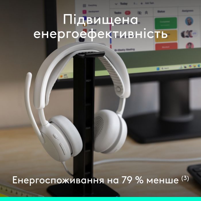 Навушники Logitech Zone Wired 2 USB Graphite (981-001619) зображення 8