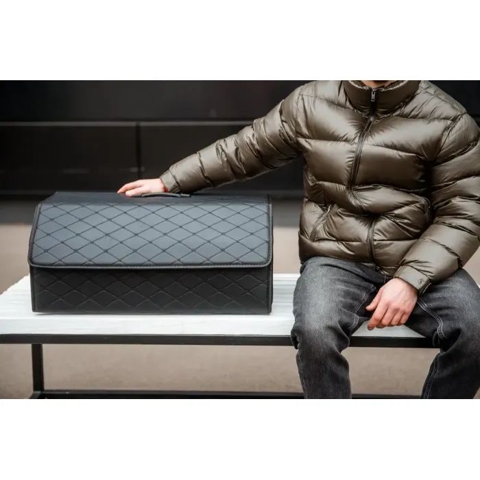 Сумка-органайзер Poputchik в авто, розмір 65*30*30 см (L), (03-144-2Д) зображення 7