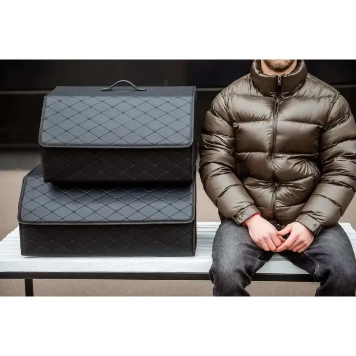 Сумка-органайзер Poputchik в авто, розмір 65*30*30 см (L), (03-144-2Д) зображення 9