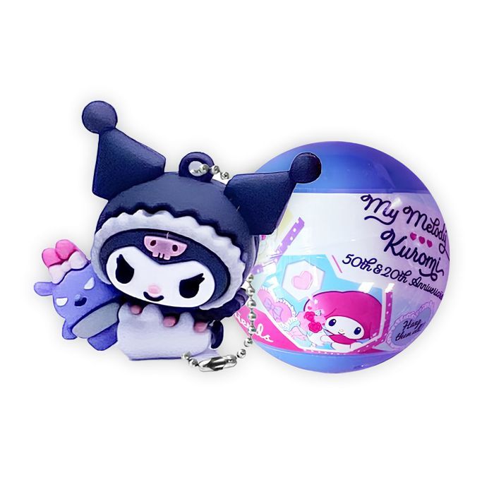 Фигурка Cool Things сюрприз на цепочке в шаре - Моя Мелоди и Куроме (HK024)