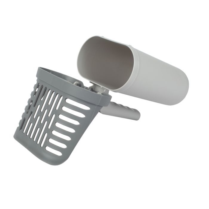 Лопатка для туалета Me&Pet с контейнером серая (NMP35) изображение 5