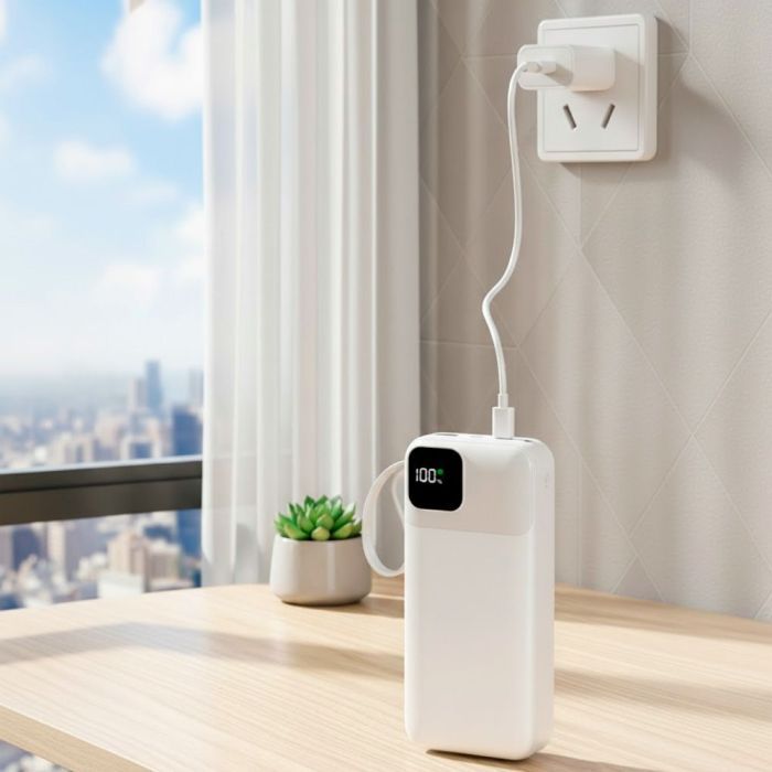 Батарея универсальная TheGeneral 20000mah Voltix, 22.5W Fast Charge PD White (40012819-08) изображение 8