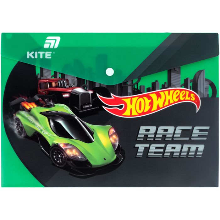 Папка - куточок Kite А4 Hot Wheels (HW25-244)