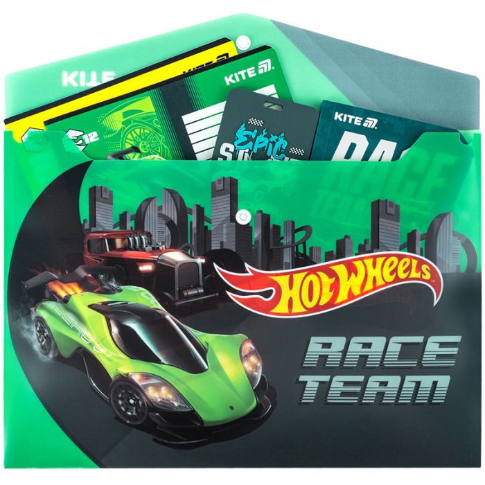 Папка - куточок Kite А4 Hot Wheels (HW25-244) зображення 3