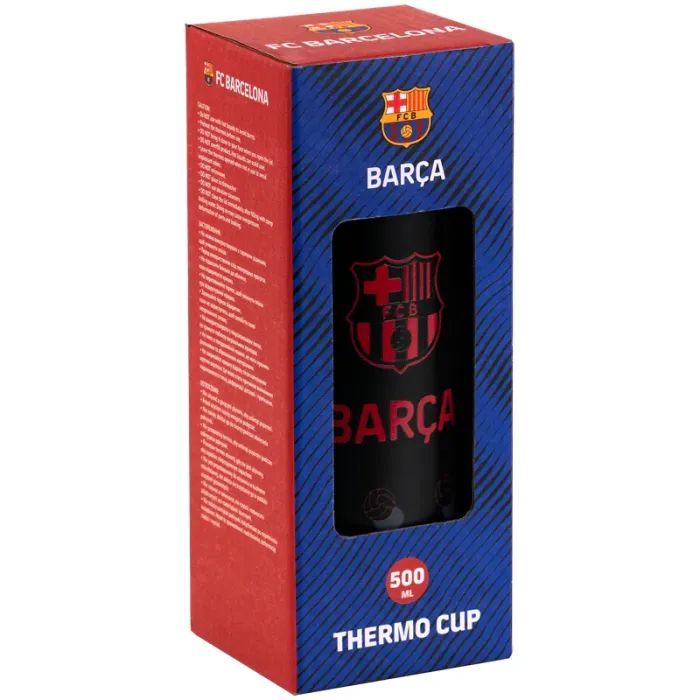 Поильник-непроливайка Kite FC Barcelona термочашка з трубочкою, 500 мл (BC25-1264) изображение 3