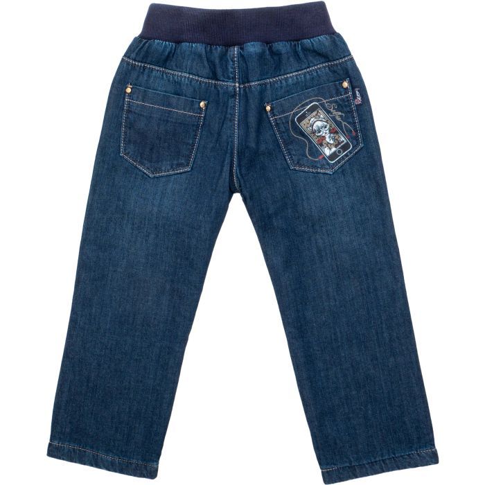 Джинси дитячі A-Yugi утеплені (6403-98G-blue) зображення 4