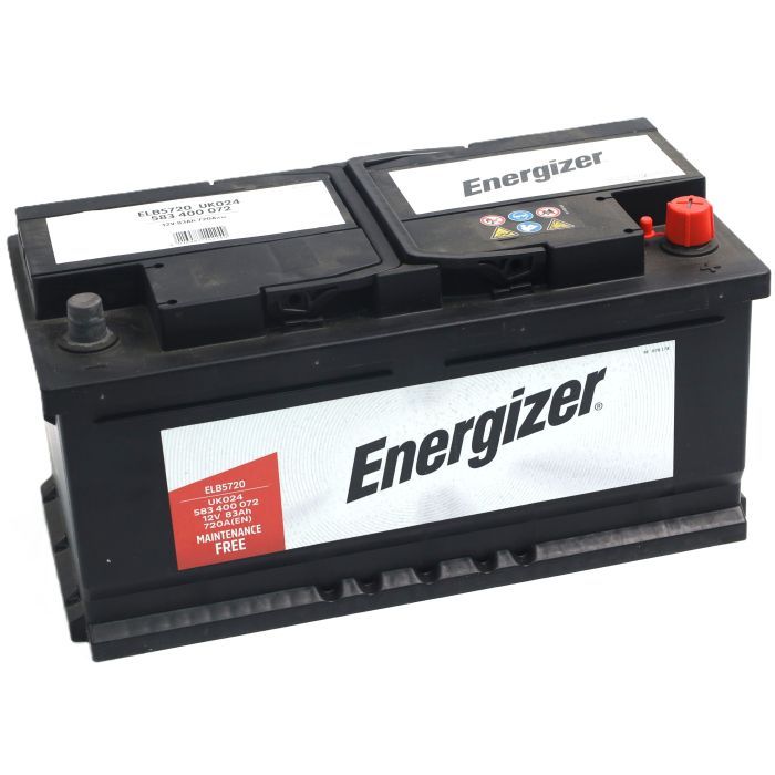 Аккумулятор автомобильный Energizer 83Ah-12v R, EN720 (583 400 072)