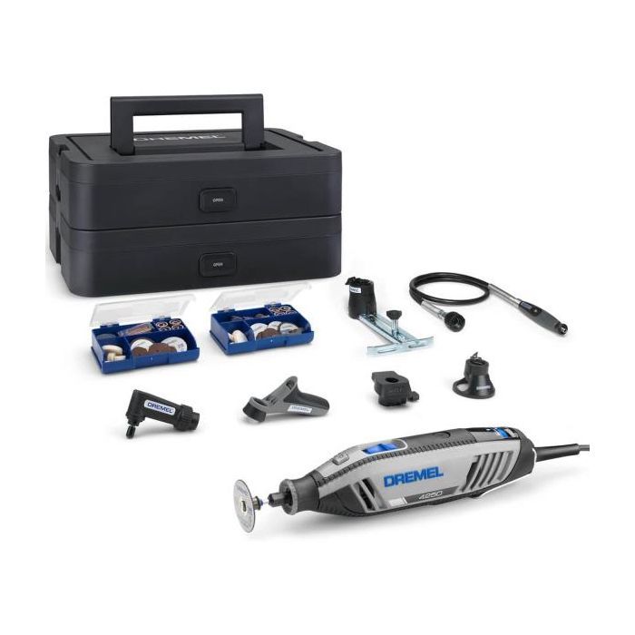 Гравер Dremel 4250 6-128 Platinum+ 175В 5000-35000об/мин, 128 акс, 6 насадок, 3.78кг (F.013.425.0JS)