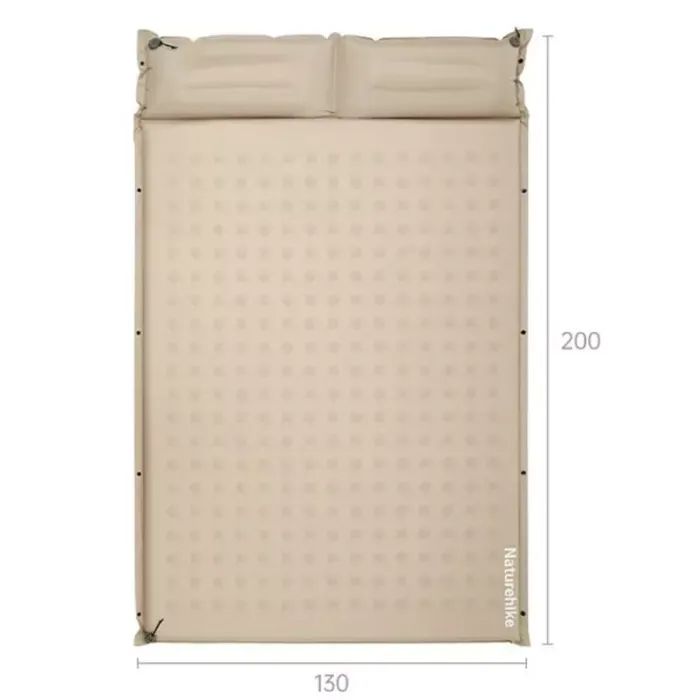 Туристический коврик Naturehike CNK2550WS025, вологостійкий, 200х130х3 см, бежевий (6977465868770) изображение 2