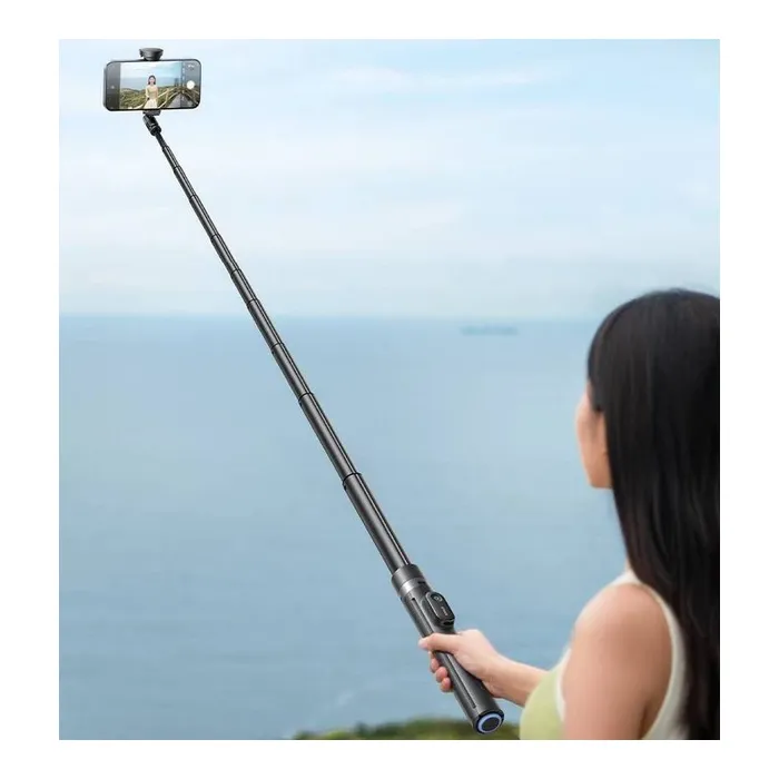 Монопод для селфі RTAKO трипод RZP001-AB226 Integrated selfie stick Black (6942063221487) зображення 4