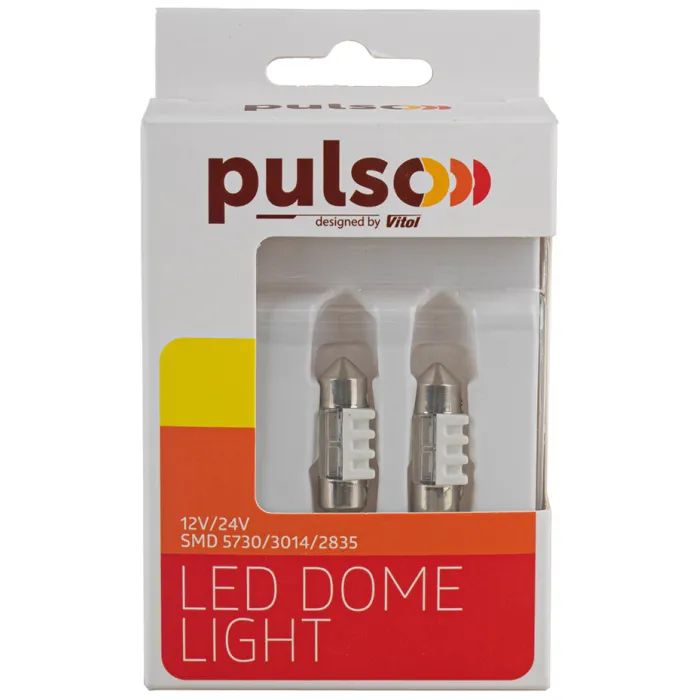 Автолампа PULSO LED SV8.5/T11x31mm/2 SMD-5730/9-18v/80Lm (LP-64031) зображення 4